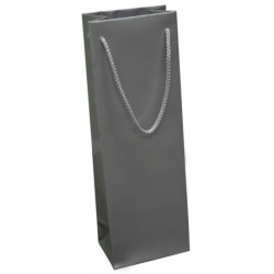 Torebka na alkohol OFFICE PRODUCTS, laminowana, 12x8x35cm, jednolita, sznurek, mix wzorów