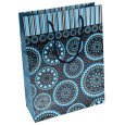 Torebka na prezenty OFFICE PRODUCTS, laminowana, 24x10x32cm, całoroczna, mix wzorów