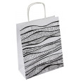 Torebka na prezenty OFFICE PRODUCTS, papierowa, 18x8x22,5cm, jednolita, pastelowa, mix wzorów