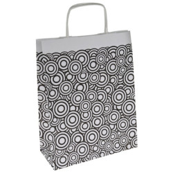 Torebka na prezenty OFFICE PRODUCTS, papierowa, 24x10x32cm, kolorowa, całoroczna, mix wzorów