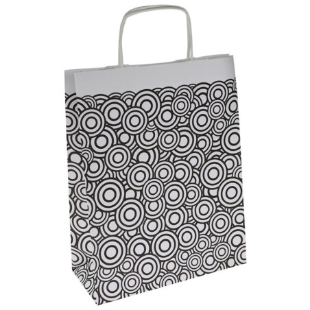 Torebka na prezenty OFFICE PRODUCTS, papierowa, 24x10x32cm, kolorowa, całoroczna, mix wzorów
