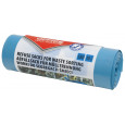 Worki na śmieci domowe OFFICE PRODUCTS, do segregacji makulatury, mocne (LDPE), 120l, 10szt., niebieskie