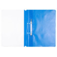 Skoroszyt OFFICE PRODUCTS, PP, A4, 2 otwory, 100/170mikr., wpinany, niebieski