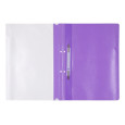 Skoroszyt OFFICE PRODUCTS, PP, A4, 2 otwory, 100/170mikr., wpinany, fioletowy