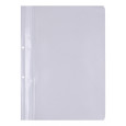 Skoroszyt OFFICE PRODUCTS, PP, A4, 2 otwory, 100/170mikr., wpinany, biały