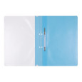 Skoroszyt OFFICE PRODUCTS, PP, A4, 2 otwory, 100/170mikr., wpinany, jasnoniebieski