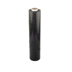 Folia stretch OFFICE PRODUCTS RĘCZNA, 3,0kg netto, szer. 500mm, gr. 23µm, czarna