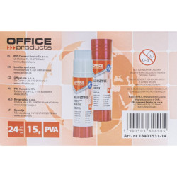 Klej w sztyfcie OFFICE PRODUCTS, PVA, 15g