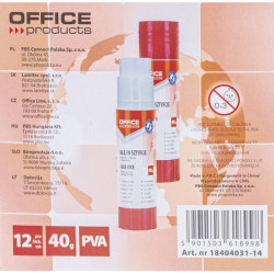 Klej w sztyfcie OFFICE PRODUCTS, PVA, 40g