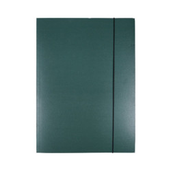 Teczka z gumką OFFICE PRODUCTS Natura, karton/lakier, A4, 300gsm, 3-skrz., mix kolorów