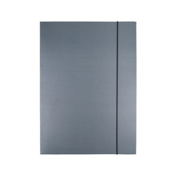 Teczka z gumką OFFICE PRODUCTS Natura, karton/lakier, A4, 300gsm, 3-skrz., mix kolorów