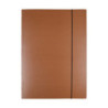 Teczka z gumką OFFICE PRODUCTS Natura, karton/lakier, A4, 300gsm, 3-skrz., mix kolorów