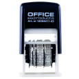 Datownik samotuszujący OFFICE PRODUCTS, z tuszem, CYFROWY, DD-MM-RRRR, czarny