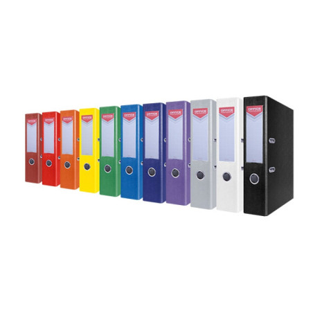 Segregator OFFICE PRODUCTS Officer, PP, A4/75mm, czarny
