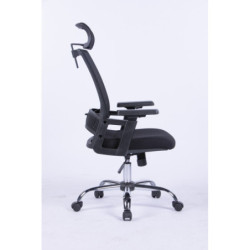 Fotel biurowy OFFICE PRODUCTS Mykonos, czarny