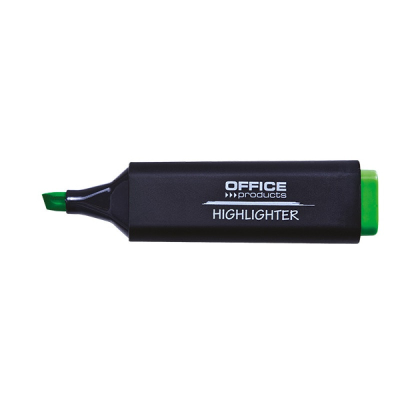 Zakreślacz fluorescencyjny OFFICE PRODUCTS, 1-5mm (linia), zawieszka, zielony