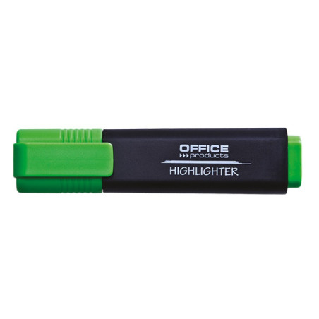 Zakreślacz fluorescencyjny OFFICE PRODUCTS, 1-5mm (linia), zawieszka, zielony