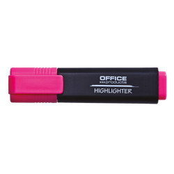 Zakreślacz fluorescencyjny OFFICE PRODUCTS, 1-5mm (linia), zawieszka, różowy