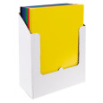 Teczka z gumką OFFICE PRODUCTS, karton, A4, 300gsm, 3-skrz., mix kolorów