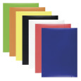 Teczka z gumką OFFICE PRODUCTS, karton, A4, 300gsm, 3-skrz., mix kolorów