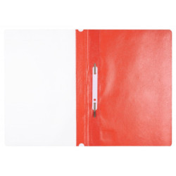 Skoroszyt OFFICE PRODUCTS, 120/180 mic, PP, czerwony