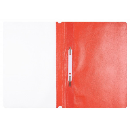 Skoroszyt OFFICE PRODUCTS, 120/180 mic, PP, czerwony