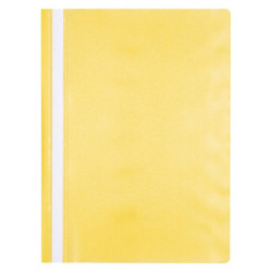 Skoroszyt OFFICE PRODUCTS, 120/180 mic, PP, żółty