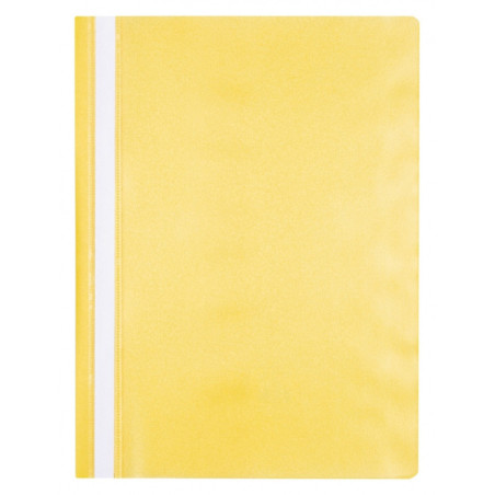Skoroszyt OFFICE PRODUCTS, 120/180 mic, PP, żółty