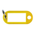 Zawieszki na klucze OFFICE PRODUCTS, 50x20mm, 10szt., żółte
