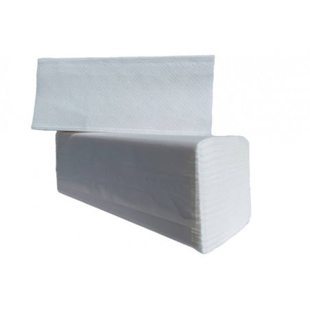 Ręczniki składane ZZ celulozowe OFFICE PRODUCTS, 2-warstwowe, 3000 listków, 20szt., białe