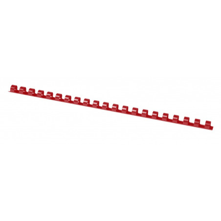 Grzbiety do bindowania OFFICE PRODUCTS, A4, 14mm (125 kartek), 100 szt., czerwone