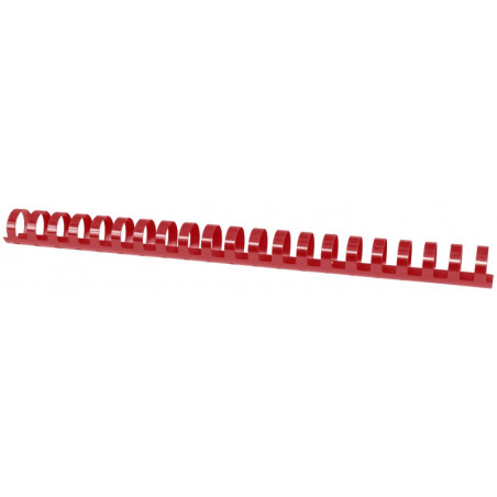 Grzbiety do bindowania OFFICE PRODUCTS, A4, 22mm (210 kartek), 50 szt., czerwony