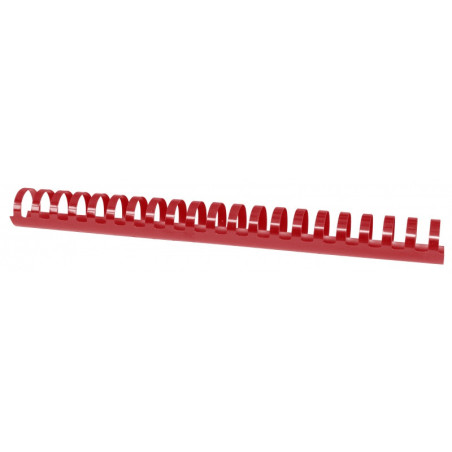 Grzbiety do bindowania OFFICE PRODUCTS, A4, 28,5mm (270 kartek), 50 szt., czerwone