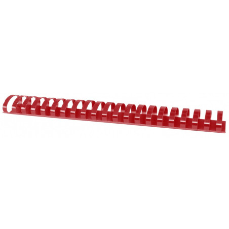 Grzbiety do bindowania OFFICE PRODUCTS, A4, 45mm (440 kartek), 50 szt., czerwone