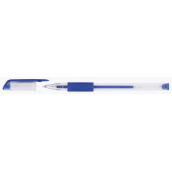 Długopis żelowy OFFICE PRODUCTS, gumowy uchwyt, 0,5mm, niebieski