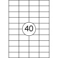 Etykiety OFFICE PRODUCTS, 52,5x29,7mm, białe, 100 ark.