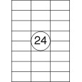 Etykiety OFFICE PRODUCTS, 64,6x33,8mm, białe, 100 ark.