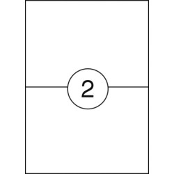 Etykiety OFFICE PRODUCTS, 210x148mm, białe, 100 ark.