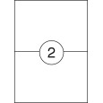 Etykiety OFFICE PRODUCTS, 210x148mm, białe, 100 ark.