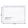 Koperta/przylga kurierska OFFICE PRODUCTS, C5, 500szt., transparentna