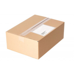 Koperta/przylga kurierska OFFICE PRODUCTS, C5, 500szt., transparentna