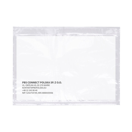 Koperta/przylga kurierska OFFICE PRODUCTS, C6, 500szt., transparentna