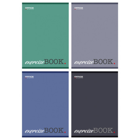 Zeszyt szkolny OFFICE PRODUCTS, A5, w linie, 96 kart., 60gsm, mix kolorów