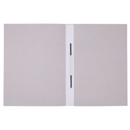 Skoroszyt OFFICE PRODUCTS Budget, karton, z listwą, nadruk, A4, 250gsm, biały