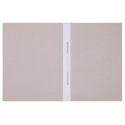 Skoroszyt OFFICE PRODUCTS Premium, karton, z listwą, nadruk, A4, 350gsm, biały