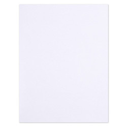 Skoroszyt OFFICE PRODUCTS Budget Pro, karton, z listwą, biały wewn., A4, 250gsm, biały
