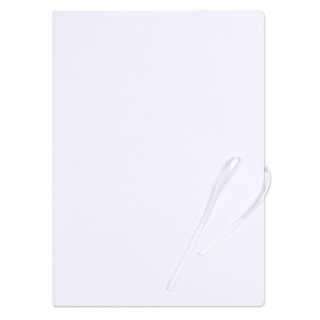 Teczka wiązana OFFICE PRODUCTS Premium, karton, A4, 350gsm, 3-skrz., biała