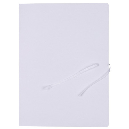 Teczka wiązana OFFICE PRODUCTS Budget Pro, karton, biała wewn., A4, 250gsm, 3-skrz., biała