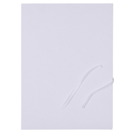 Teczka wiązana OFFICE PRODUCTS Budget, karton, A4, 250gsm, 3-skrz., biała