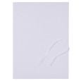 Teczka wiązana OFFICE PRODUCTS Budget, karton, A4, 250gsm, 3-skrz., biała
